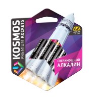 Пальчиковая алкалиновая батарейка «Космос» PREMIUM ROCKETS, AA, 1.5V
