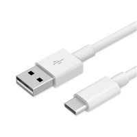 Кабель USB - USB Type-C, 1.0м, 5A, белый
